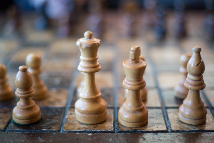 Chess pieces — brain training for memory